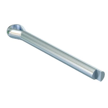 Goupille fendue acier zingué  diam. 7.5mm longueur 125mm