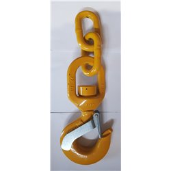Hook for lifting to be placed in the muffle