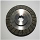 Brake disc, 2 sides, furted 8 teeth