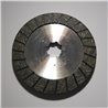 Brake disc, 2 sides, canelé