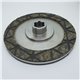 Brake disc, 2-sided, fluted, 6 teeth