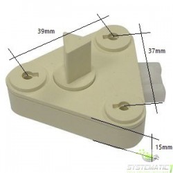 MICHAUD-Serrure triangulaire pour coffret S20 S15