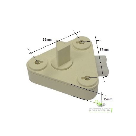 MICHAUD-Serrure rectangulaire pour coffret S20