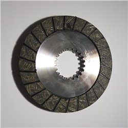 Disque de frein garni 2 faces et canelé Z20