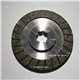 Brake disc, 2-sided, fluted, 8 teeth