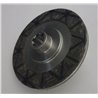 Brake disc, 2-sided, fluted, 6 teeth