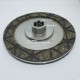 Brake disc, 2-sided, fluted, 6 teeth