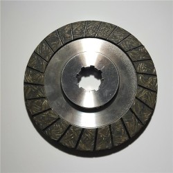 Disque de frein garni 2 faces et canelé Z6