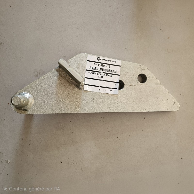 Platine de lest droite Flat