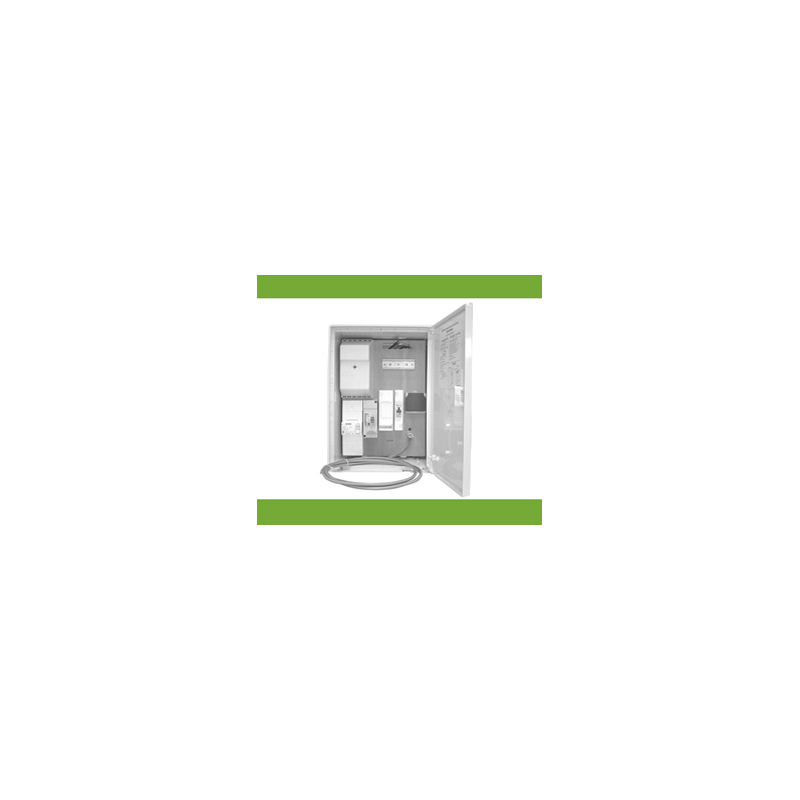 Coffret de comptage permettant à la compagnie d'électricité de vous fournir l'électricité pendant vos travaux,